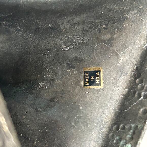 VINTAGE Silver Tone Metal Ornate Idol Ritual Candle Stick Pair 18" Tall INDIA - Picture 4 of 11